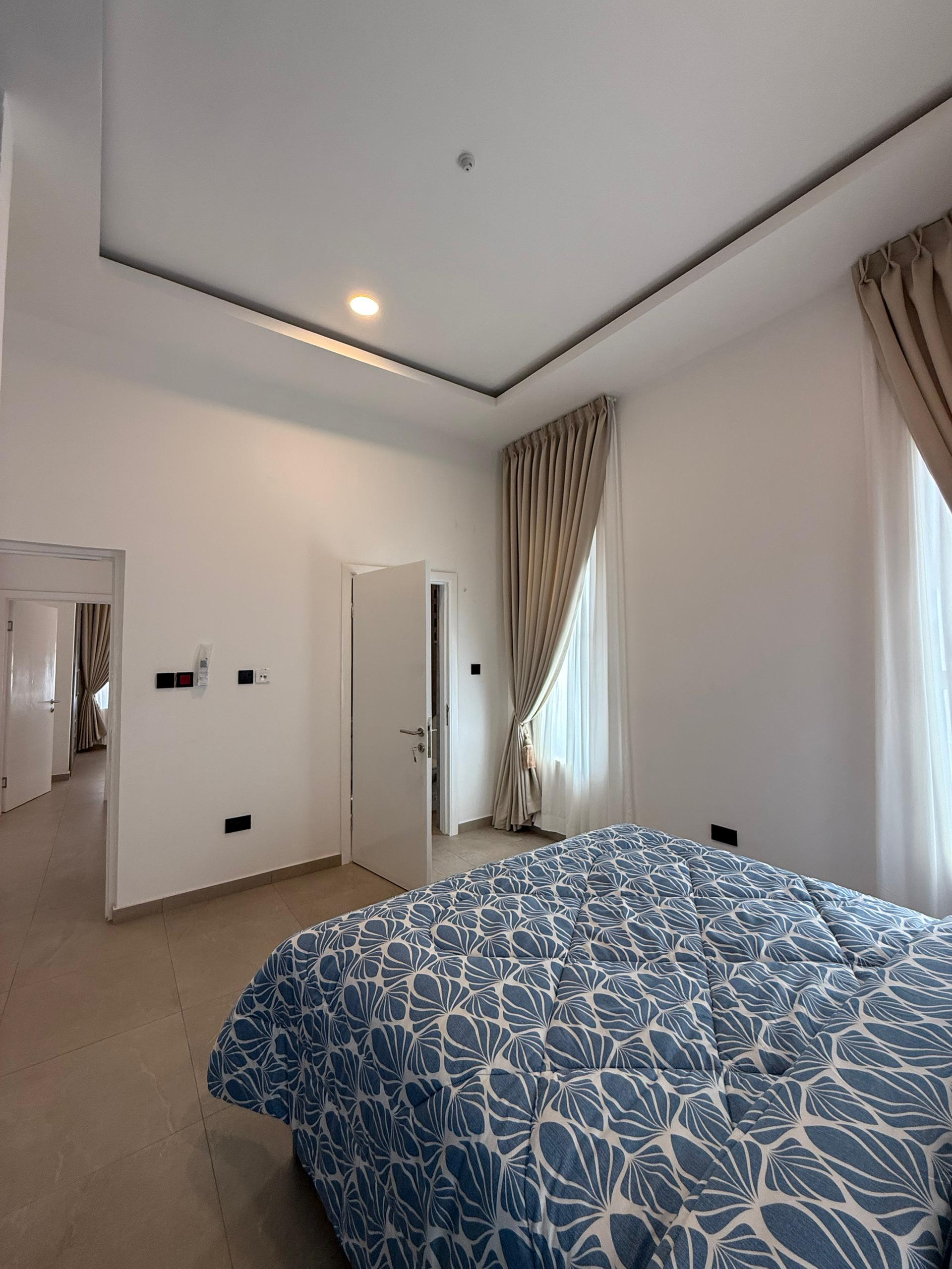 Three (3) Bedroom Fully Furnished Townhouse with Boys' Quarters For Rent at East Legon Adjiringanor 