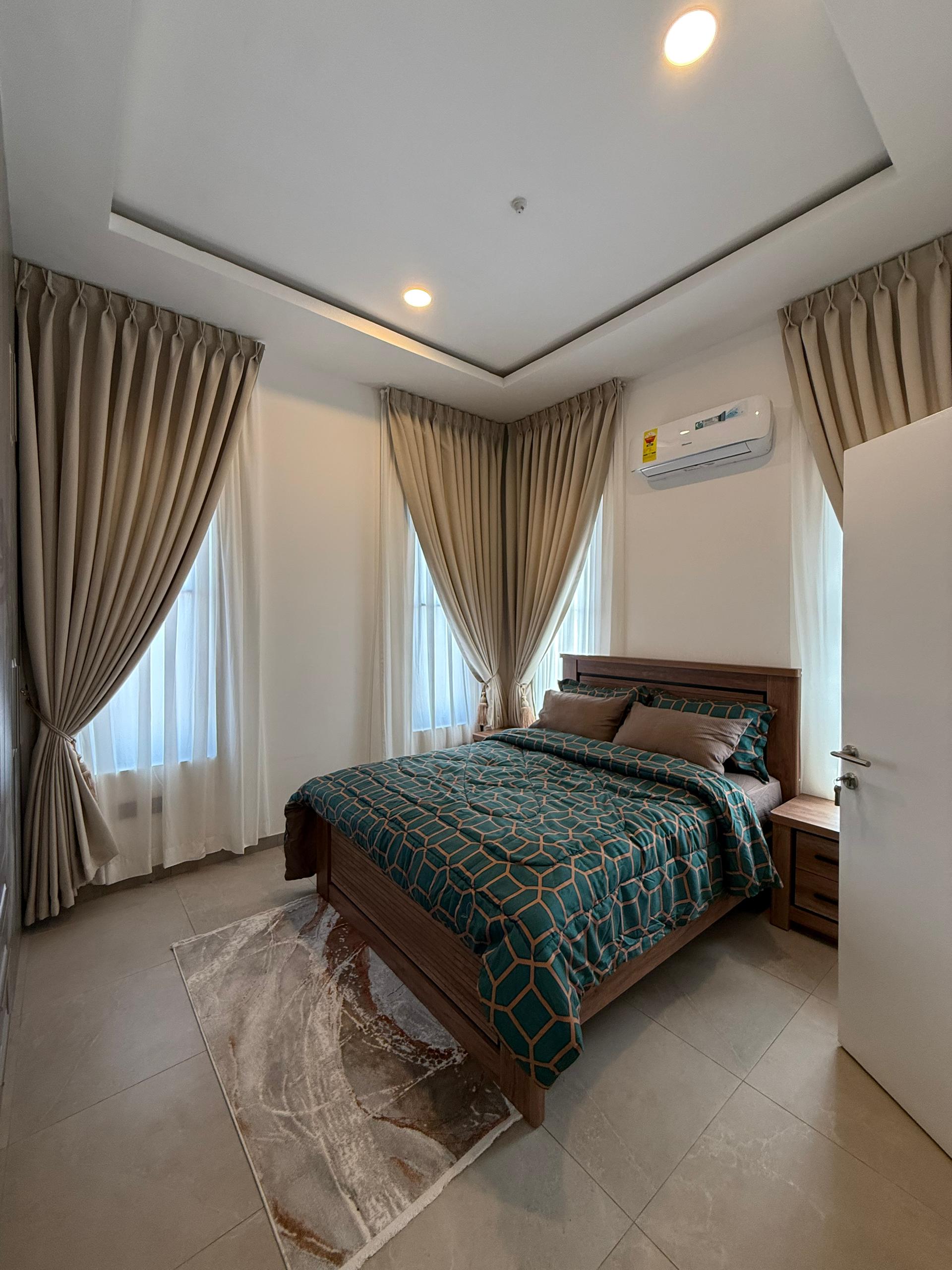 Three (3) Bedroom Fully Furnished Townhouse with Boys' Quarters For Rent at East Legon Adjiringanor 