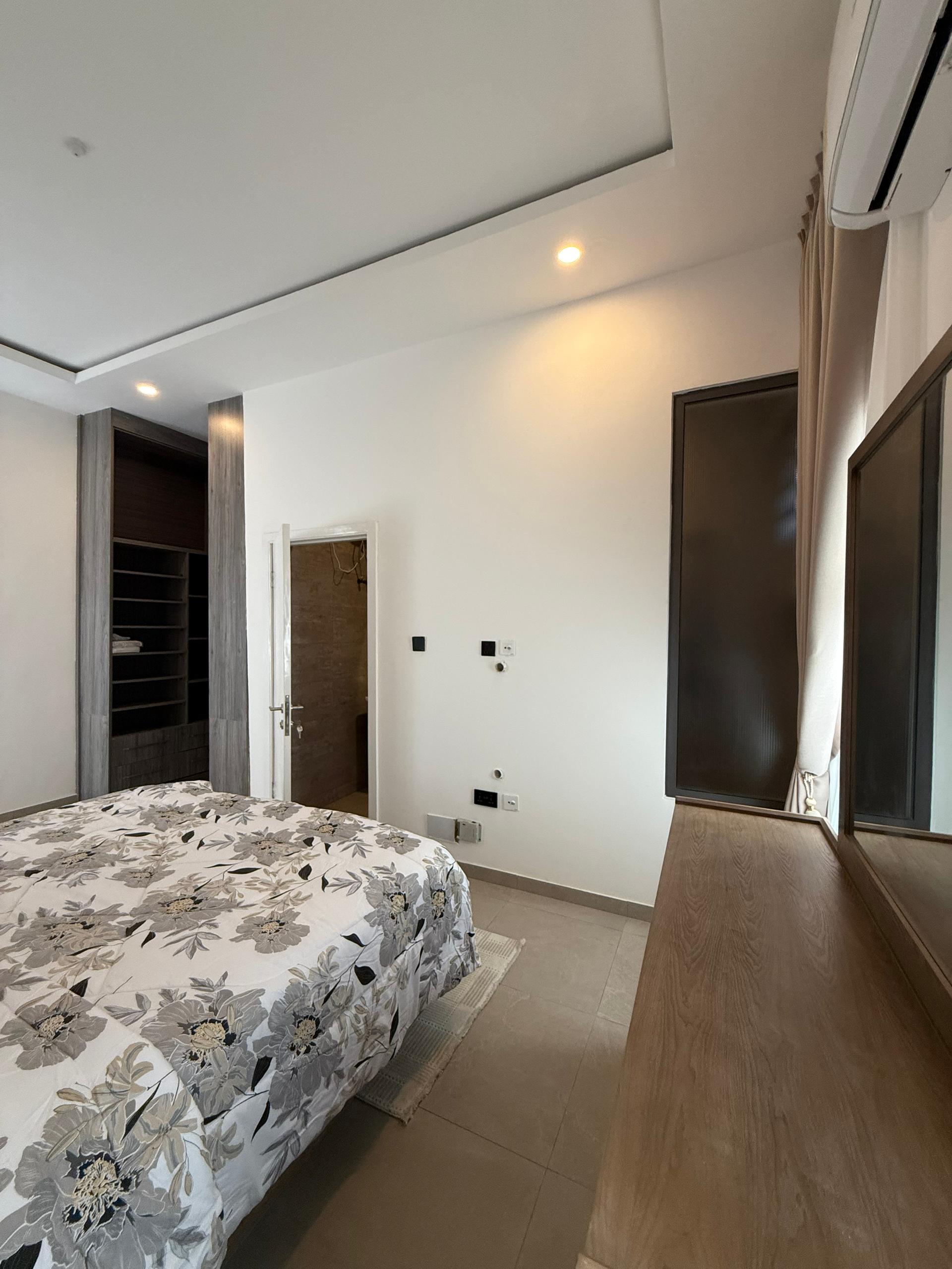 Three (3) Bedroom Fully Furnished Townhouse with Boys' Quarters For Rent at East Legon Adjiringanor 