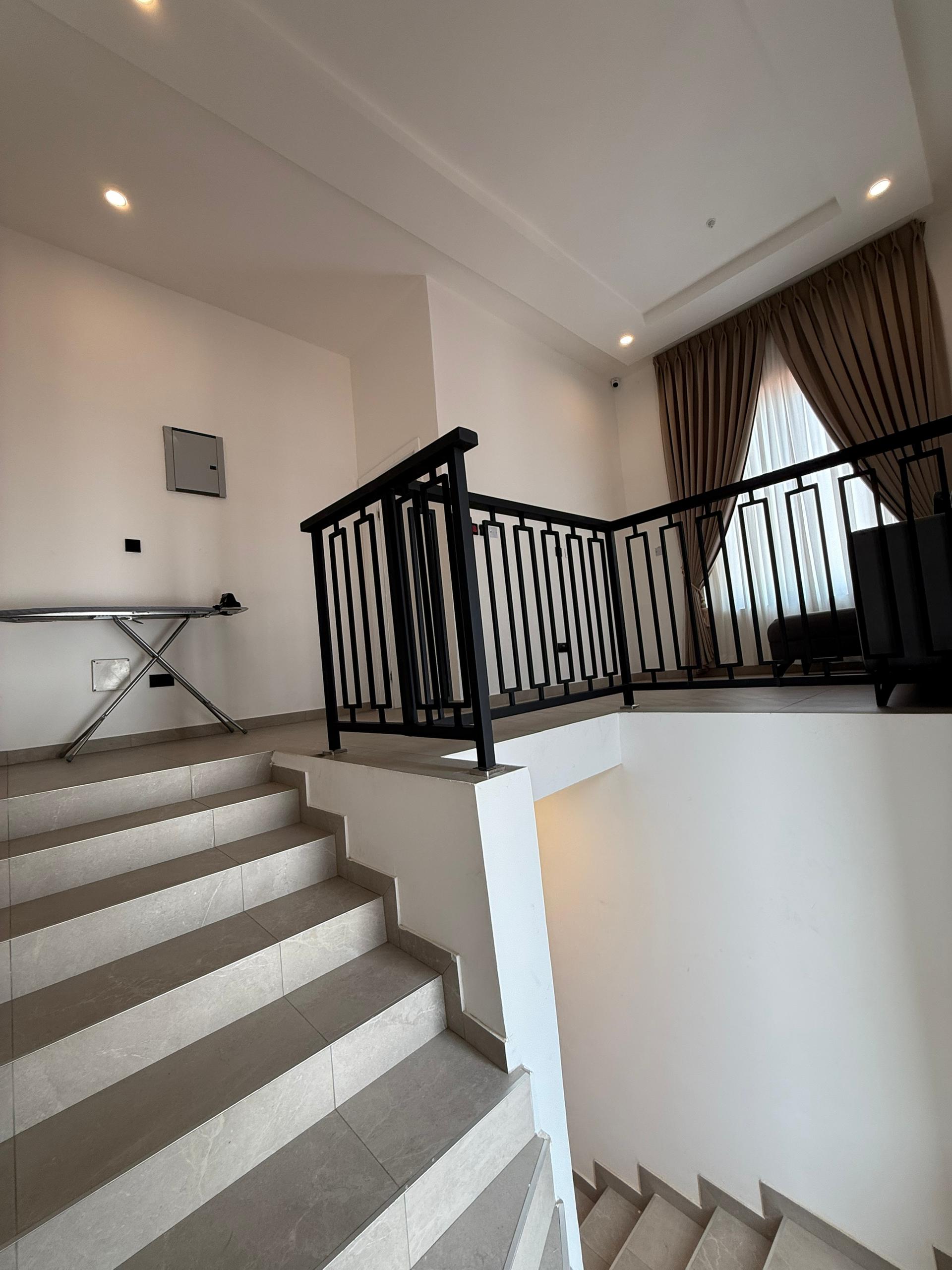 Three (3) Bedroom Fully Furnished Townhouse with Boys' Quarters For Rent at East Legon Adjiringanor 