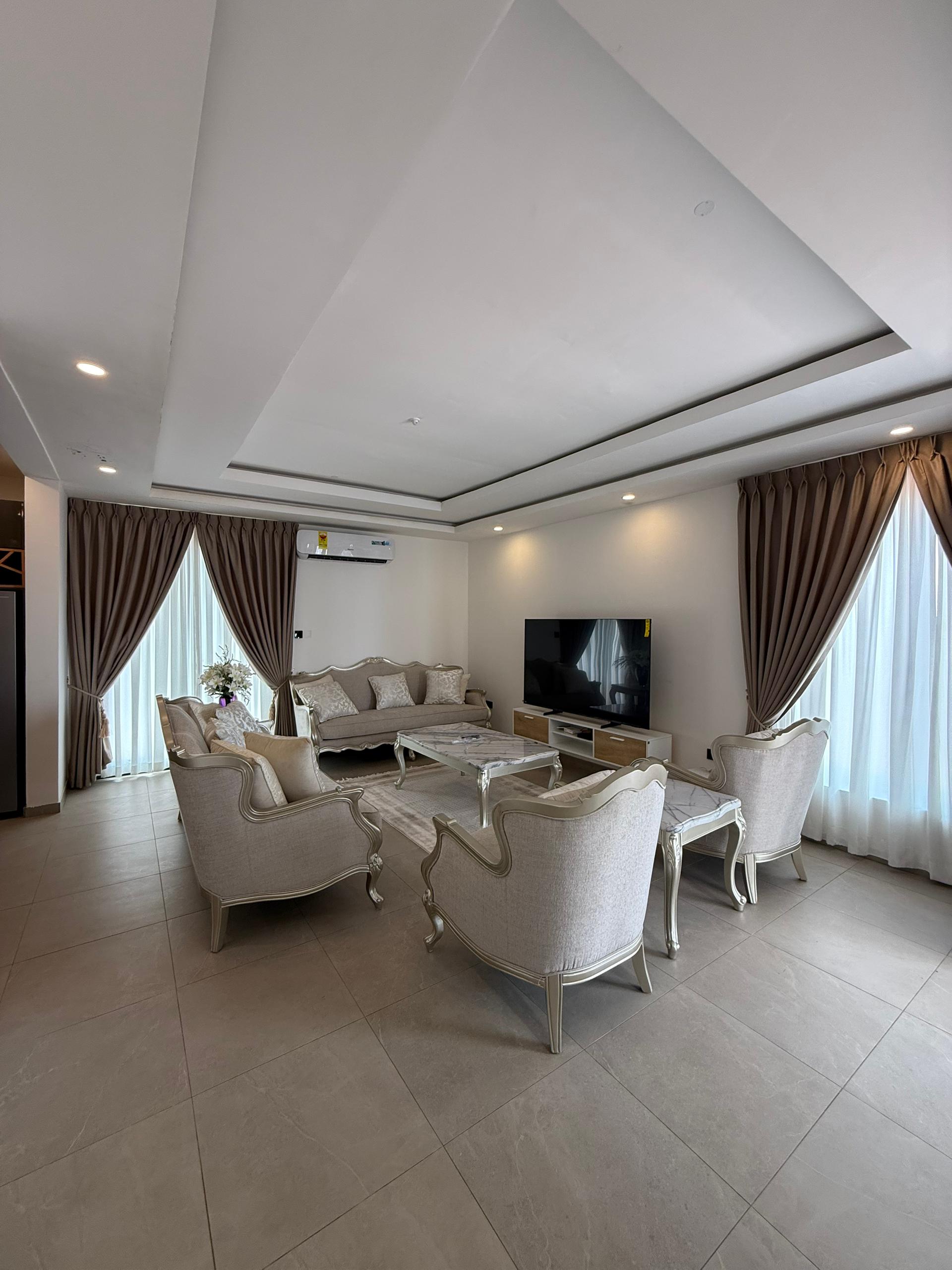 Three (3) Bedroom Fully Furnished Townhouse with Boys' Quarters For Rent at East Legon Adjiringanor 