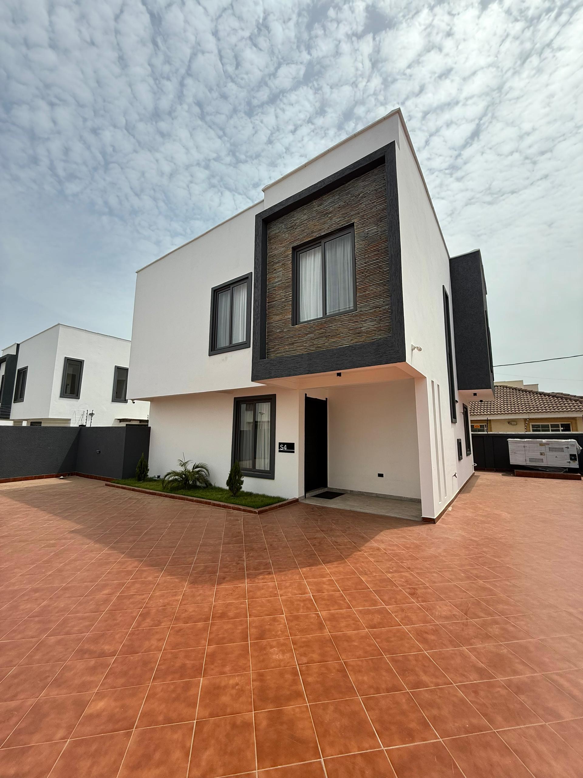 Three (3) Bedroom Fully Furnished Townhouse with Boys' Quarters For Rent at East Legon Adjiringanor 