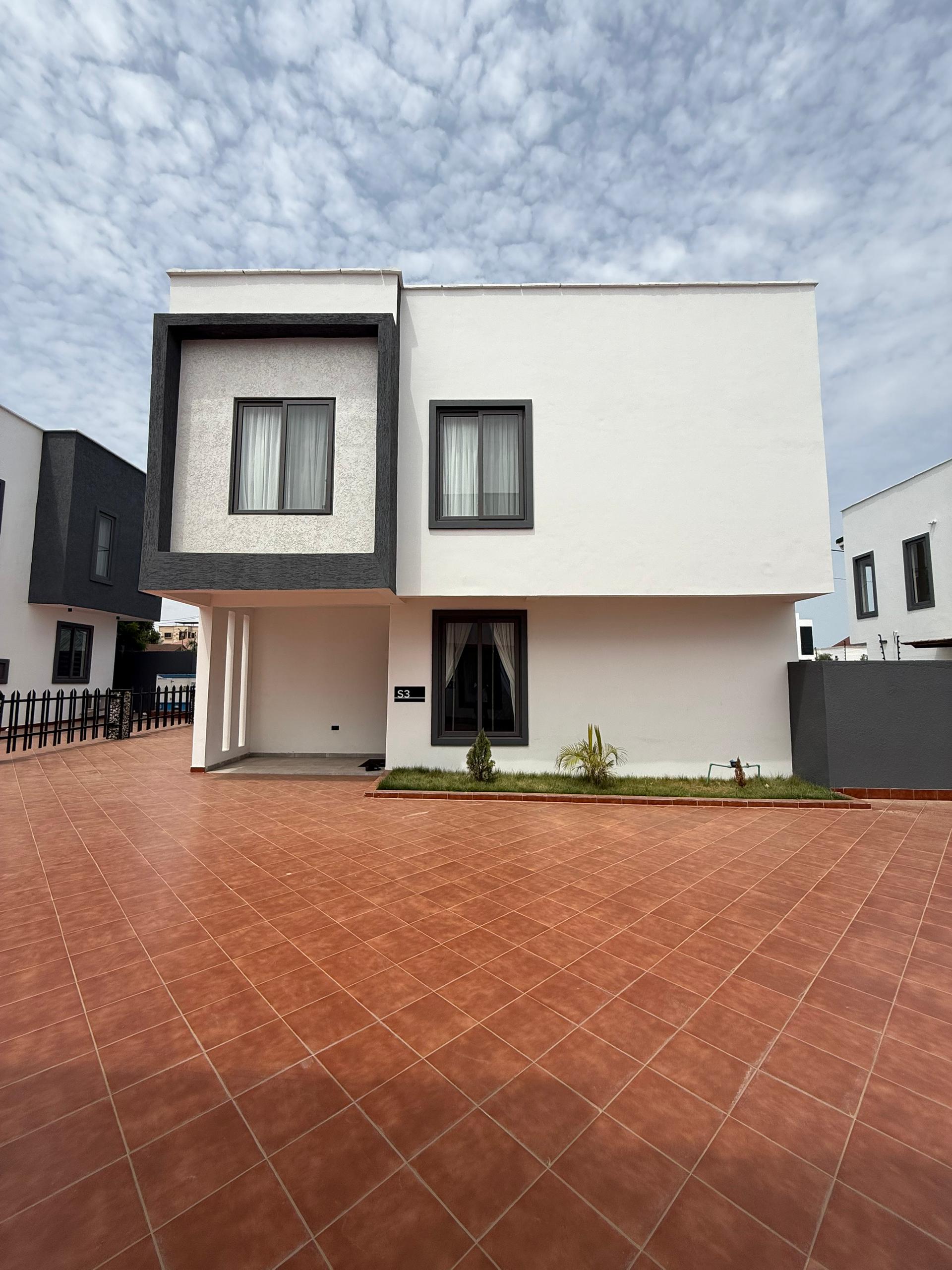 Three (3) Bedroom Fully Furnished Townhouse with Boys' Quarters For Rent at East Legon Adjiringanor 