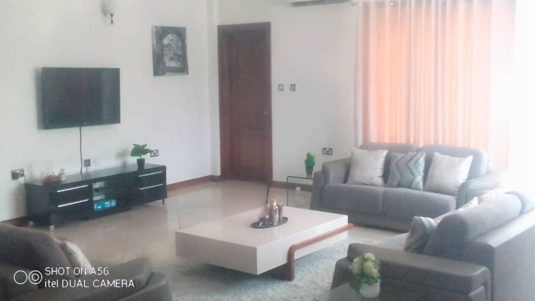 THREE BEDROOM FURNISHED APARTMENT AT EAST LEGON FOR RENT
