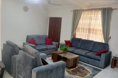 Three (3) Bedroom Furnished Semi-detached House For Rent at Ashongman Estate 