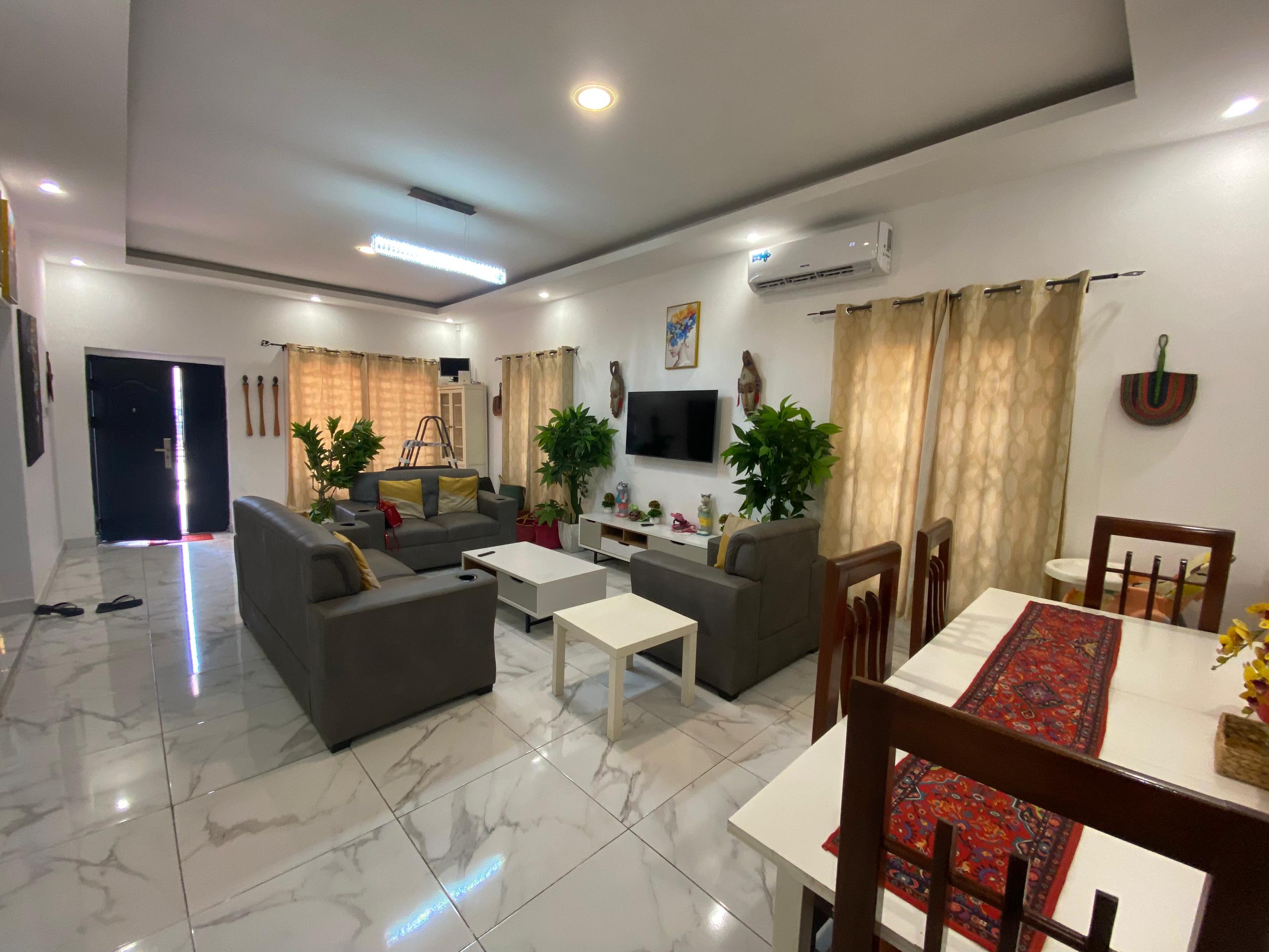 Three (3) Bedroom Furnished Townhouse For Rent at Spintex