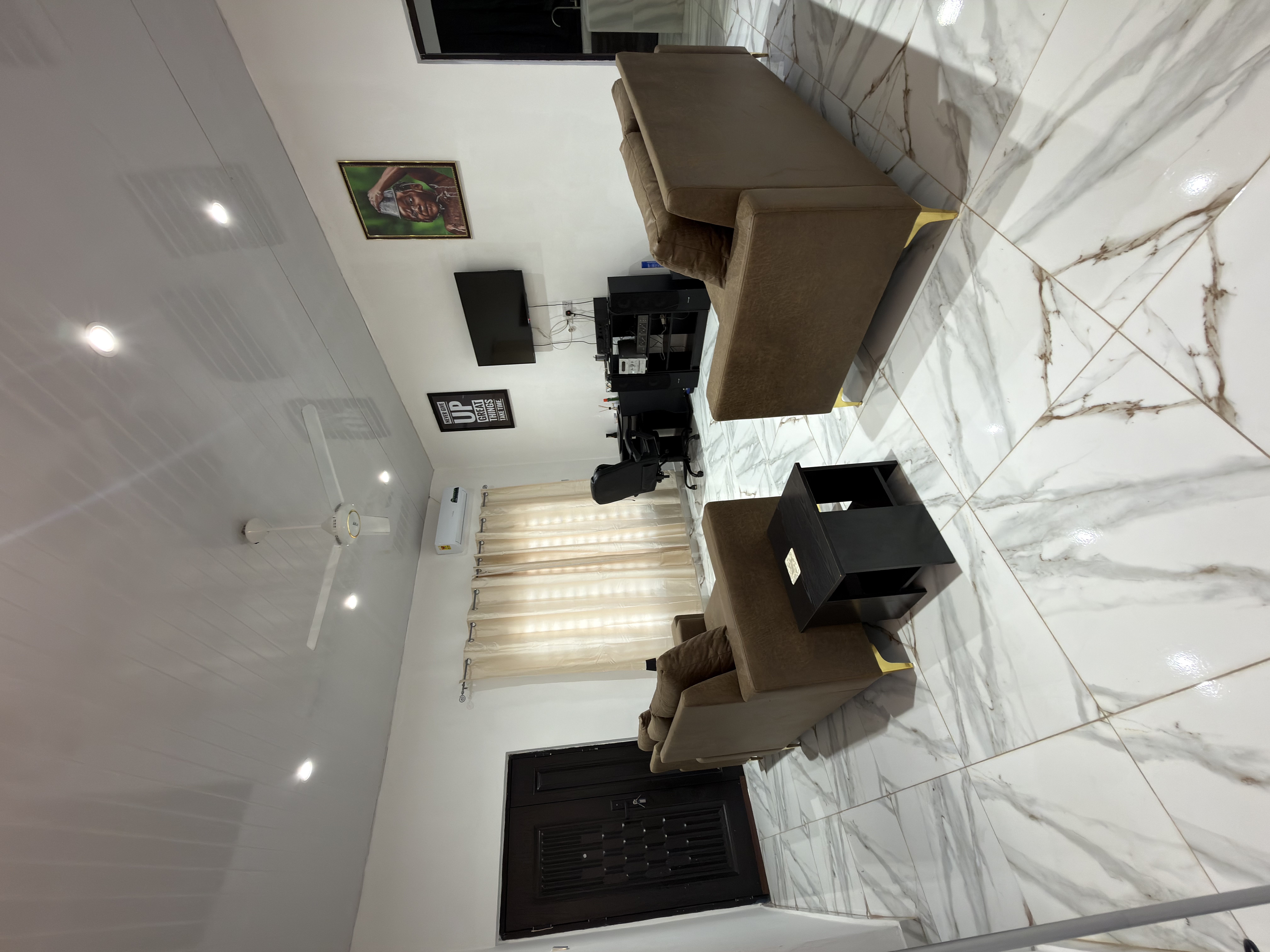 Three (3) Bedroom House with an Outhouse for Sale at Ashongman Estate