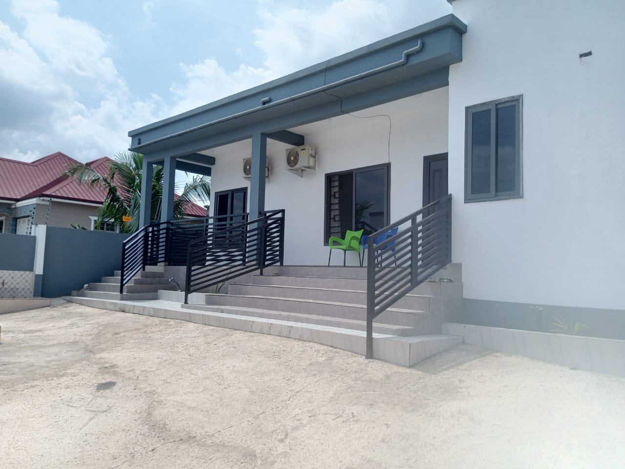 Three (3) Bedroom House with 1-Bedroom Outhouse For Sale at Ashongman Estate