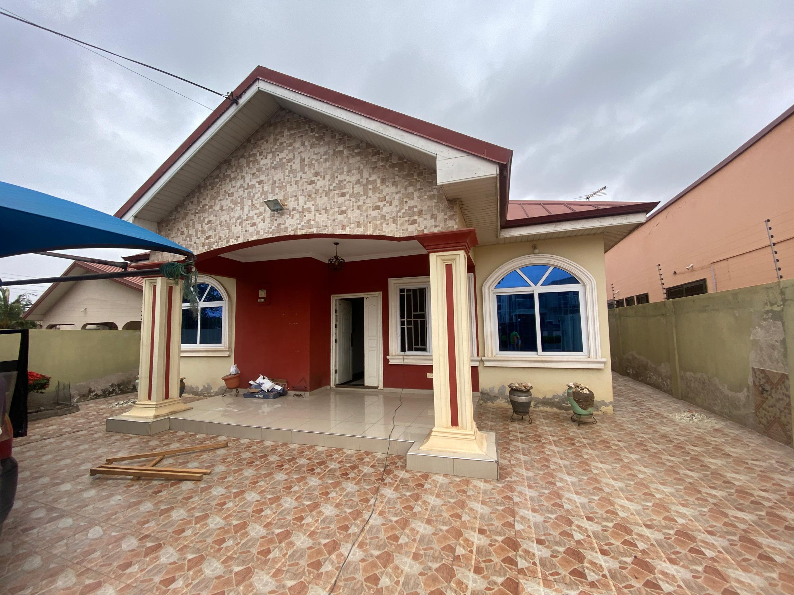 Three (3) Bedroom House with Boys Quarters For Rent at Spintex