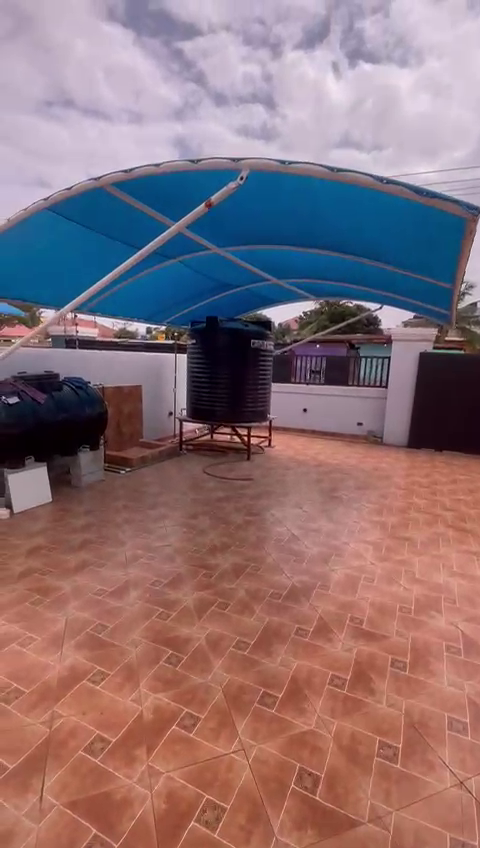 Three (3) Bedroom House with Boys Quarters For Rent at Spintex