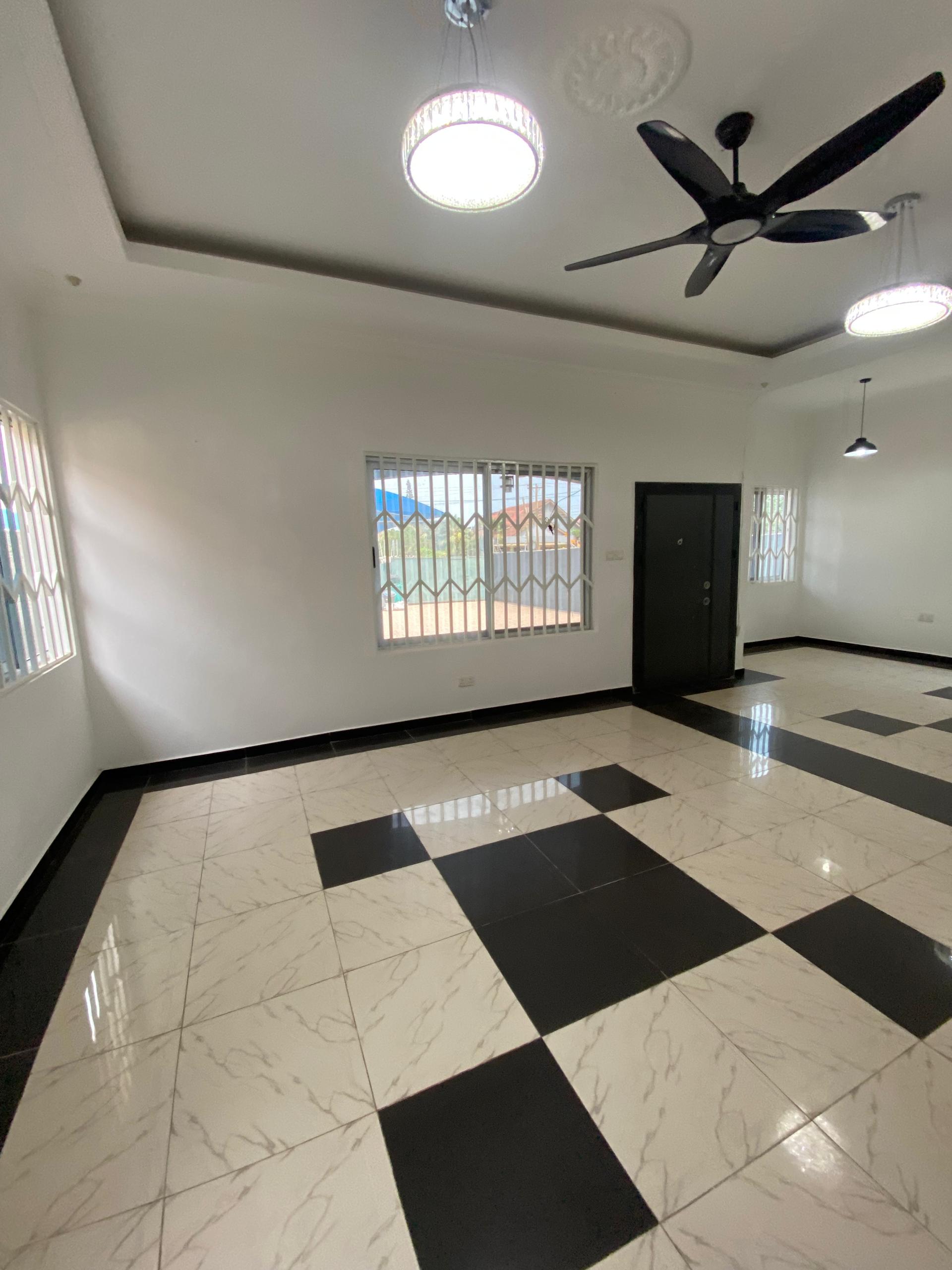 Three (3) Bedroom House with Boys Quarters For Rent at Spintex