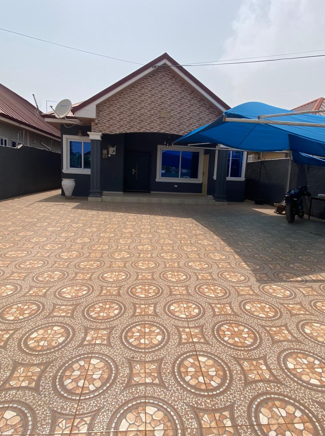 Three (3) Bedroom House with Boys Quarters For Rent at Spintex