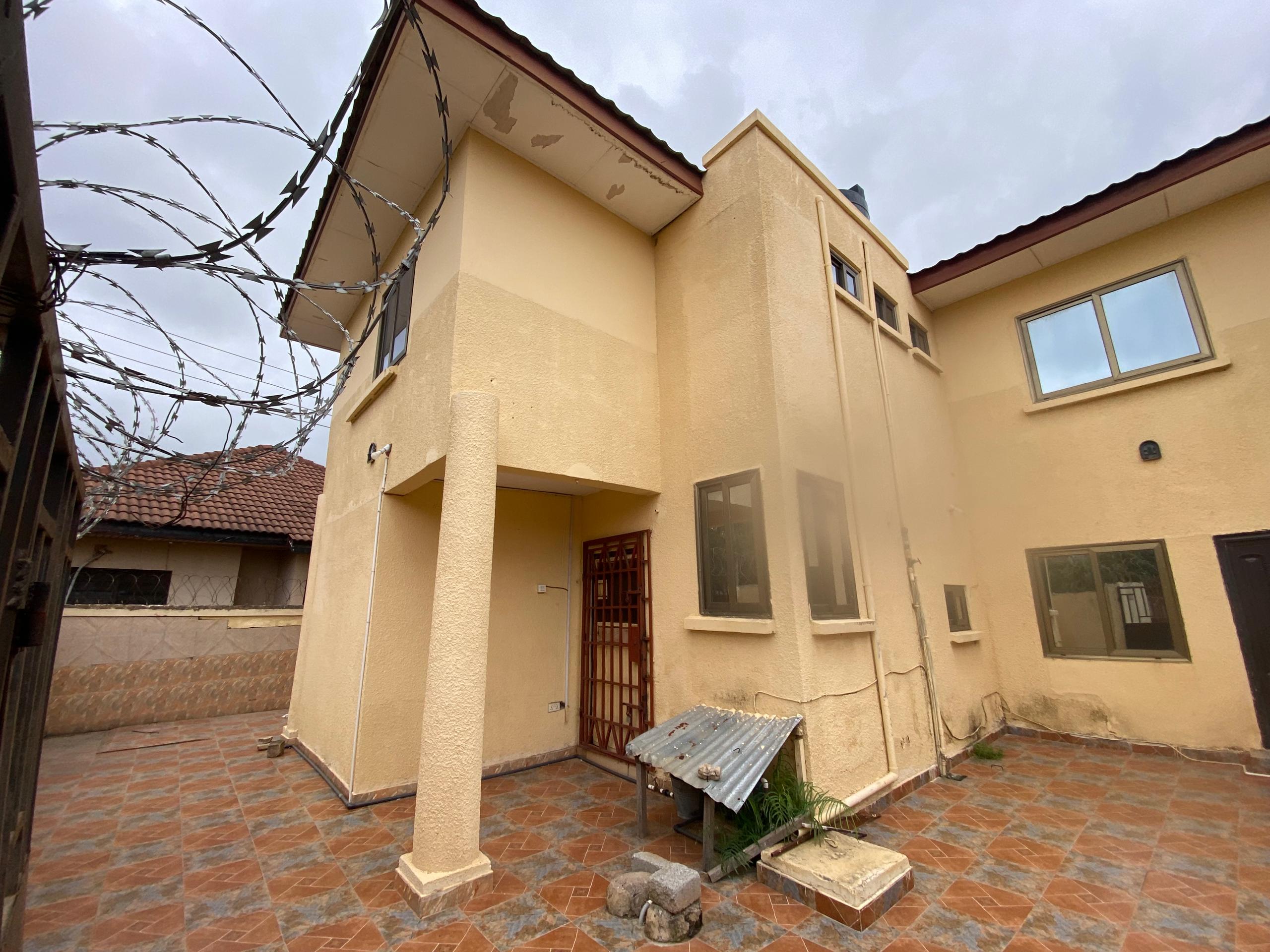 Three (3) Bedroom House with Boys Quarters For Rent at Spintex