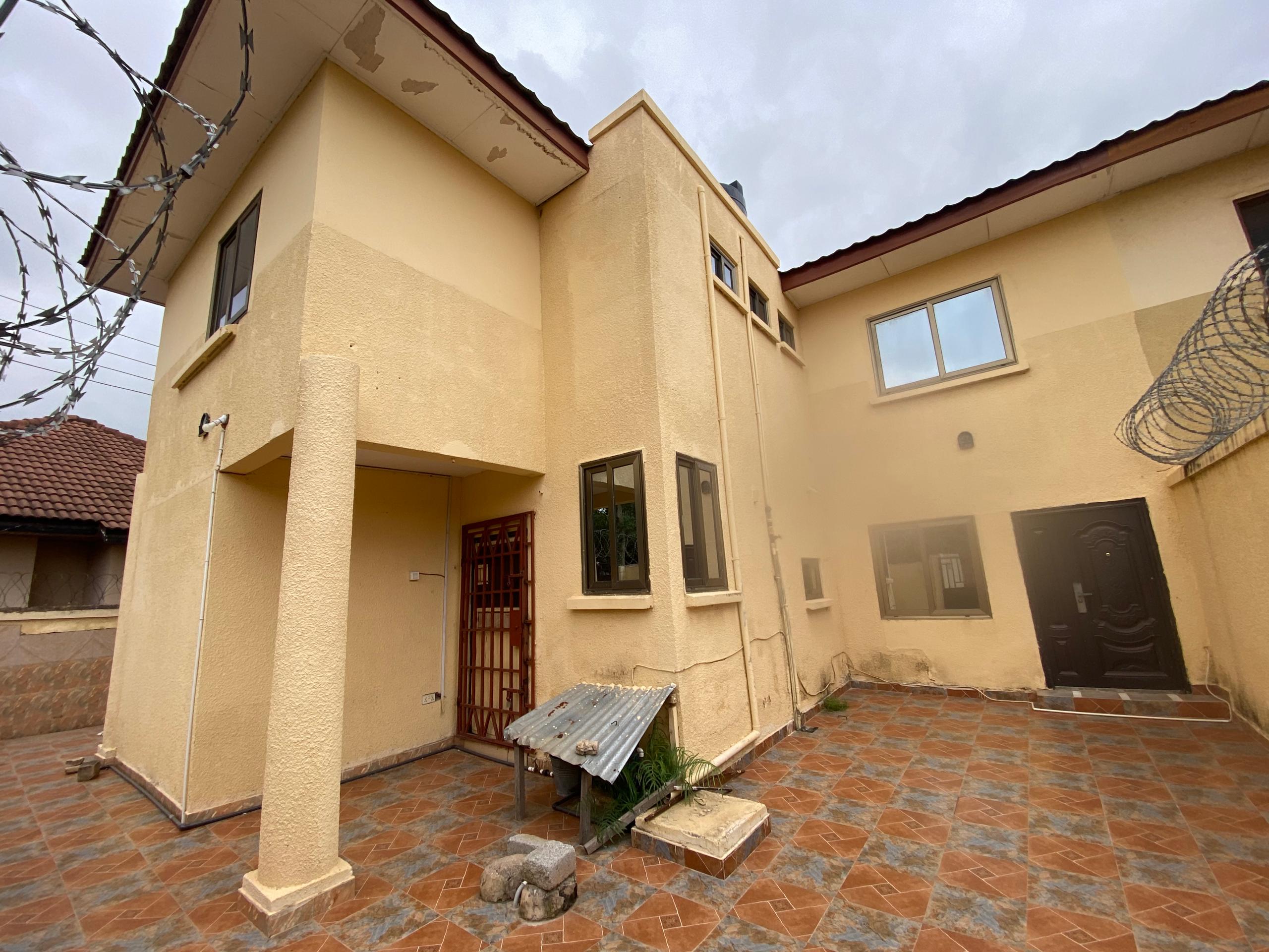 Three (3) Bedroom House with Boys Quarters For Rent at Spintex