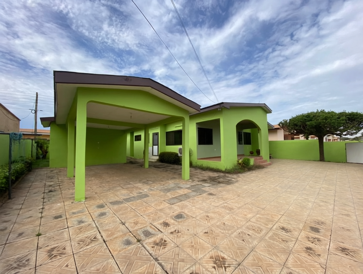 Three (3) Bedroom House with Boys Quarters For Rent in a Gated Community at Spintex