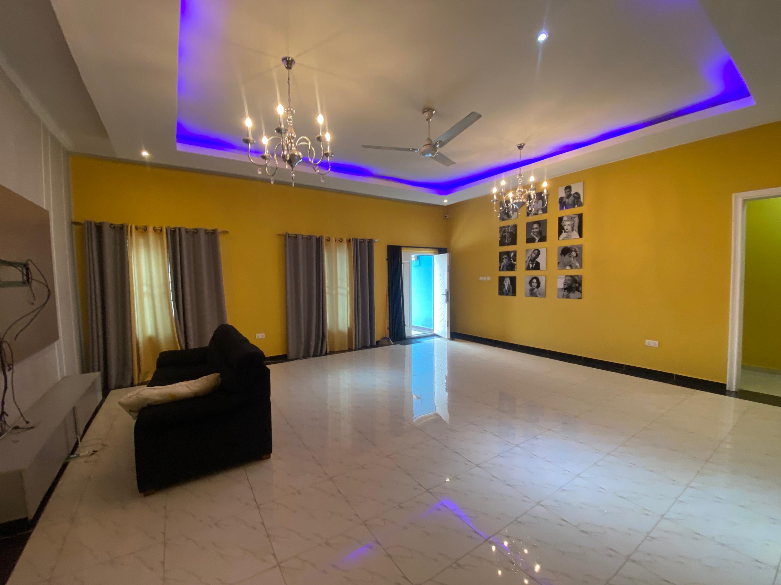 Three (3) Bedroom House with Swimming Pool For Rent at Spintex