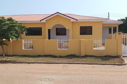 Three (3) Bedroom Semi-detached House with an Outhouse For Sale at Tema Community 25