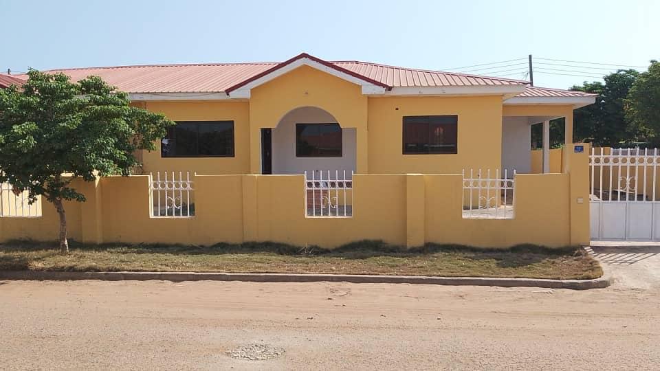 Three (3) Bedroom Semi-detached House with an Outhouse For Sale at Tema Community 25