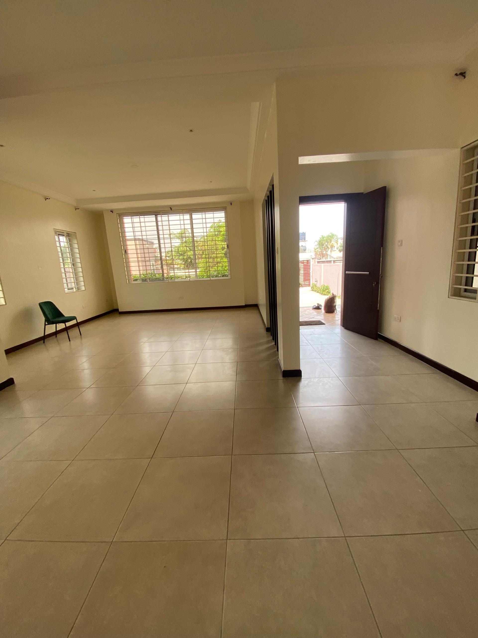 Three (3) Bedroom Semi-detached House with Boys' Quarters For Rent at East Legon