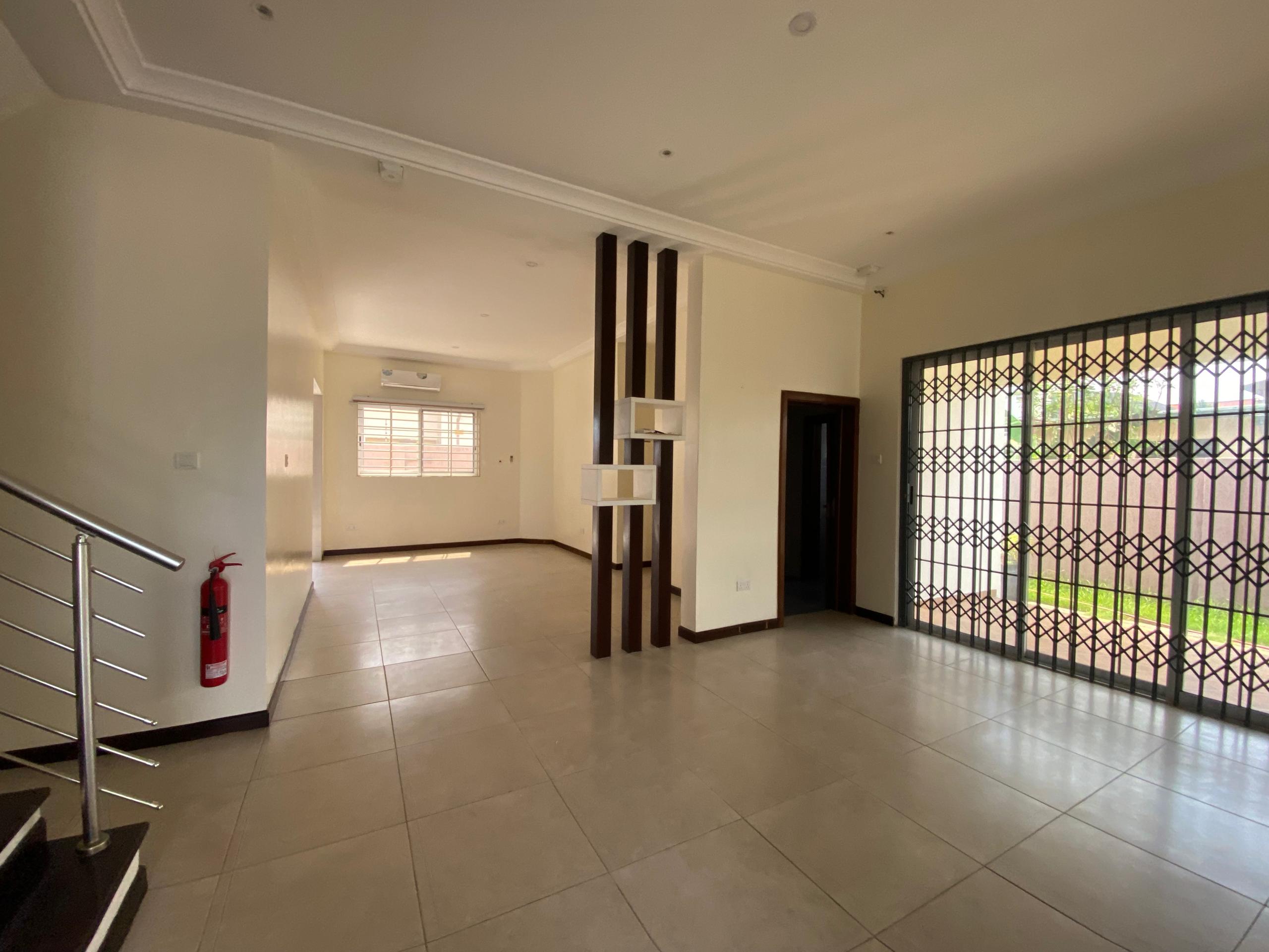 Three (3) Bedroom Semi-detached House with Boys' Quarters For Rent at East Legon