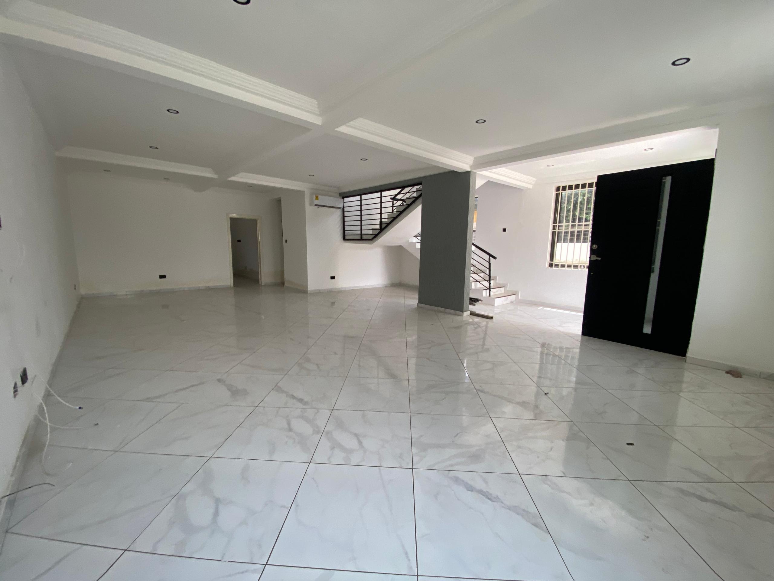 Three (3) Bedroom Semi-detached House with Boys' Quarters For Rent at Spintex