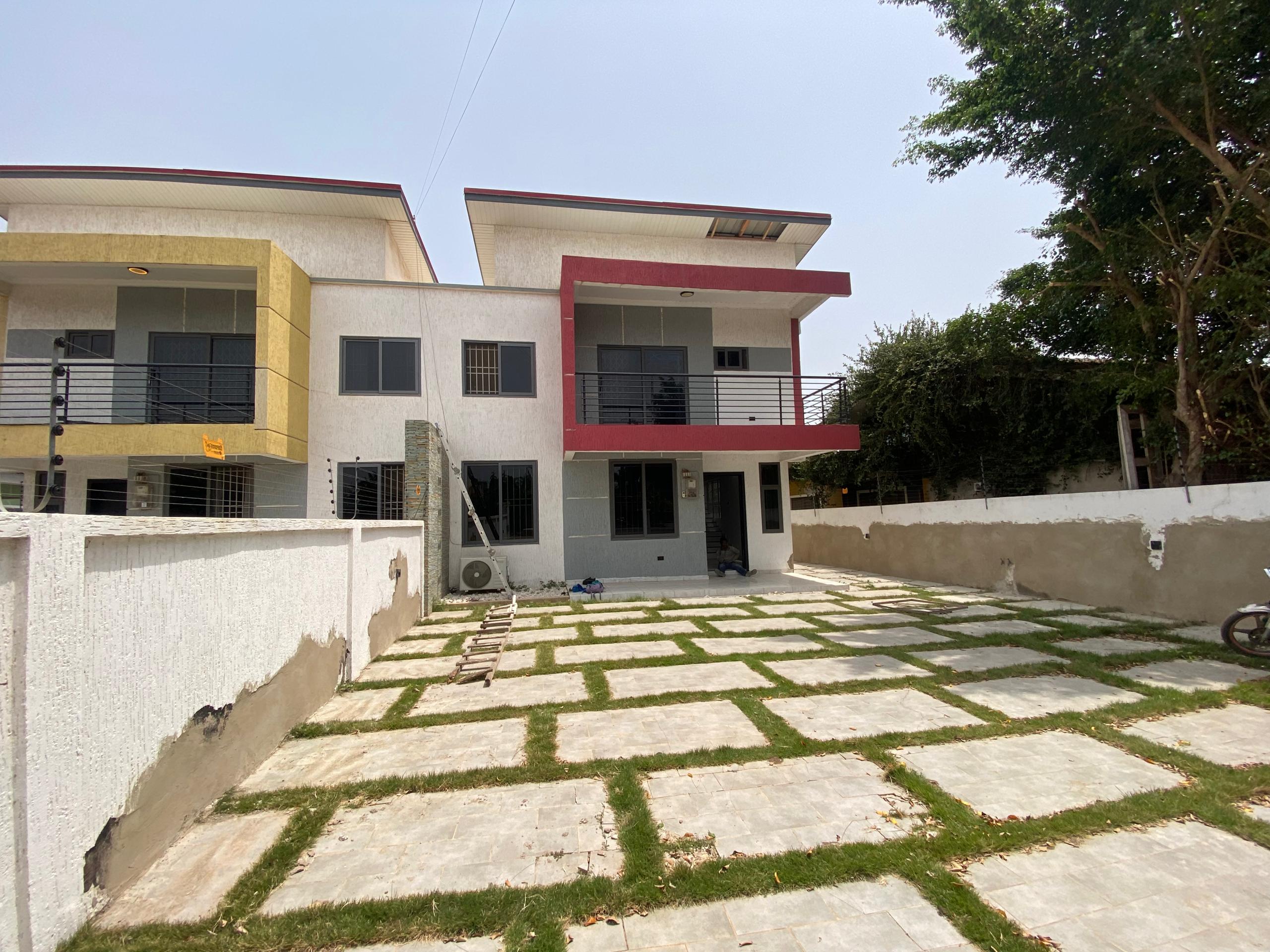 Three (3) Bedroom Semi-detached House with Boys' Quarters For Rent at Spintex