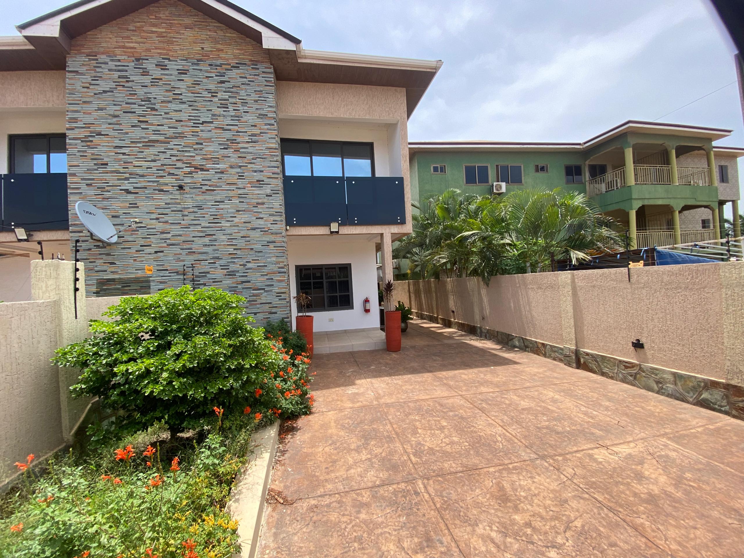 Three (3) Bedroom Semi-detached House with Boys Quarters For Rent at Spintex