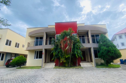 Three (3) Bedroom Semi-detached Townhouse in a Gated Community For Rent at Cantonments