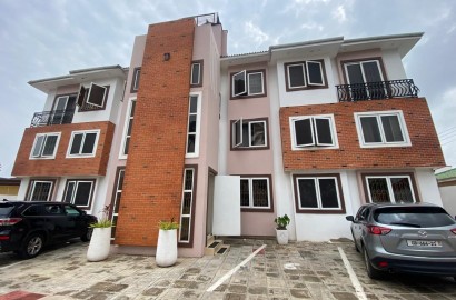 Three (3) Bedroom Semi-furnished Apartments For Rent at Adjiringanor 