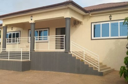 Three (3) Bedroom Semi-furnished House For Rent at Kwabenya