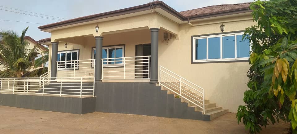 Three (3) Bedroom Semi-furnished House For Rent at Kwabenya