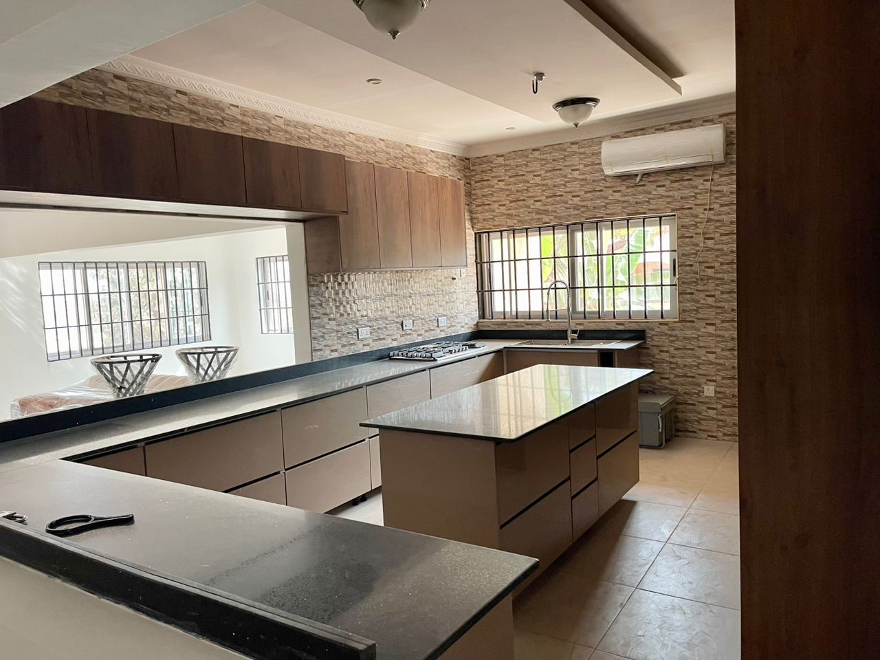 Three (3) Bedroom Semi-furnished House For Rent at Kwabenya