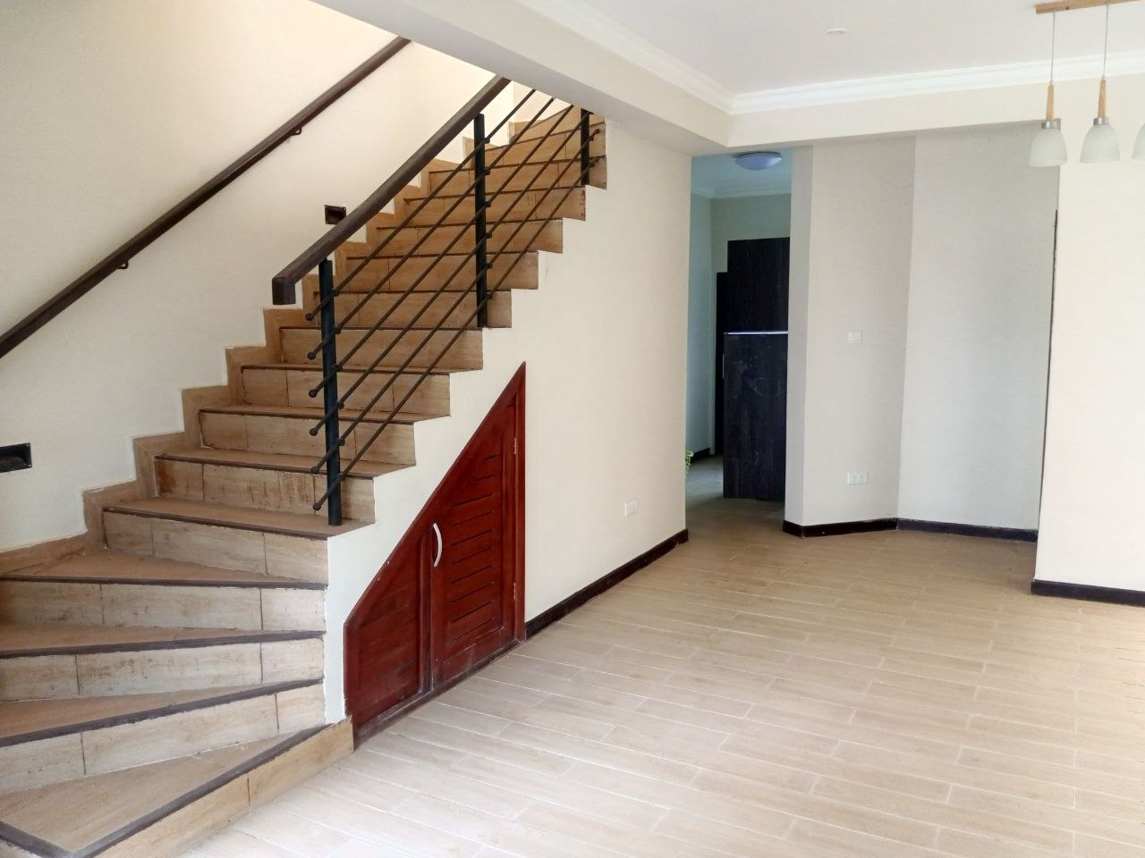 Two (2) Bedroom Semi-detach Townhouse in a Gated Community For Rent at North Legon