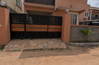 Two (2) Bedroom Semi-furnished House in a Gated Community For Rent at Achimota Mile 7