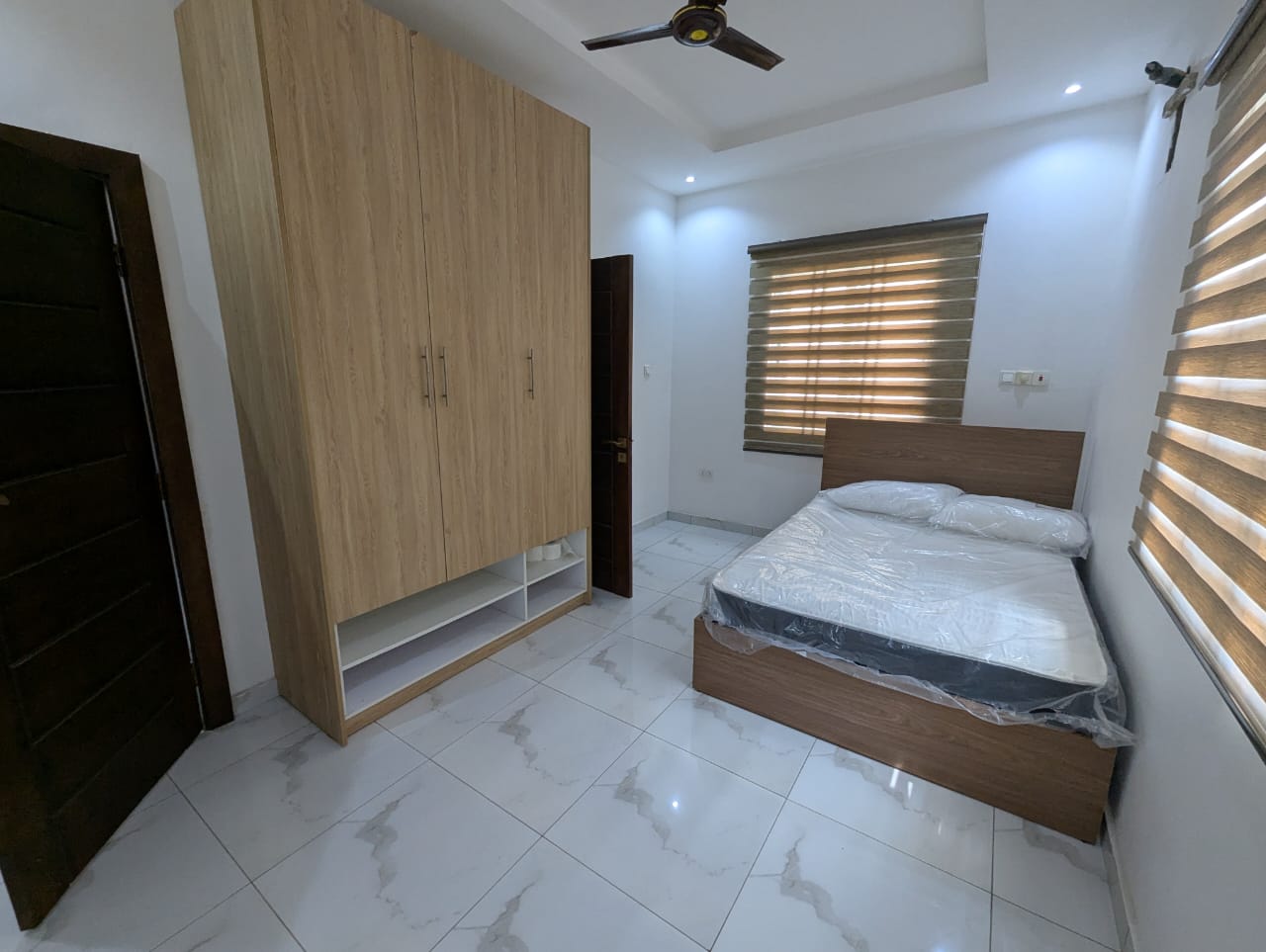 Two (2) Bedroom Semi-furnished House in a Gated Community For Rent at Achimota Mile 7