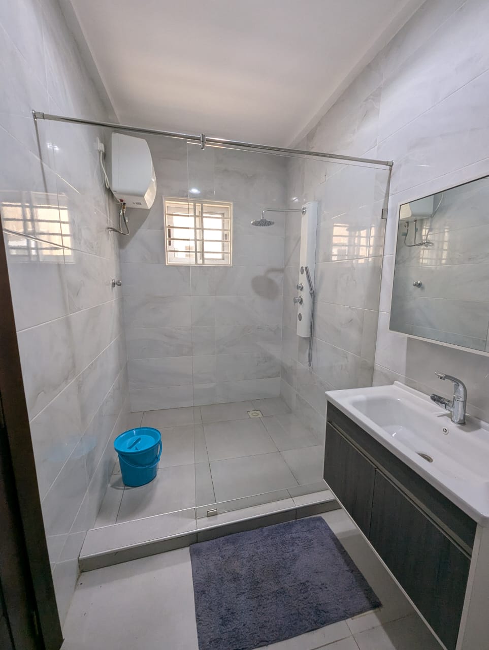 Two (2) Bedroom Semi-furnished House in a Gated Community For Rent at Achimota Mile 7