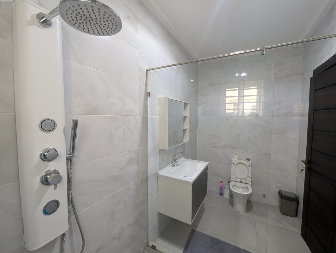 Two (2) Bedroom Semi-furnished House in a Gated Community For Rent at Achimota Mile 7