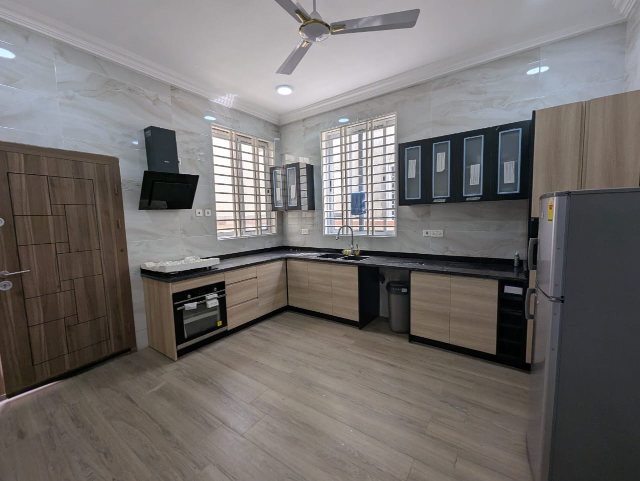 Two (2) Bedroom Semi-furnished House in a Gated Community For Rent at Achimota Mile 7