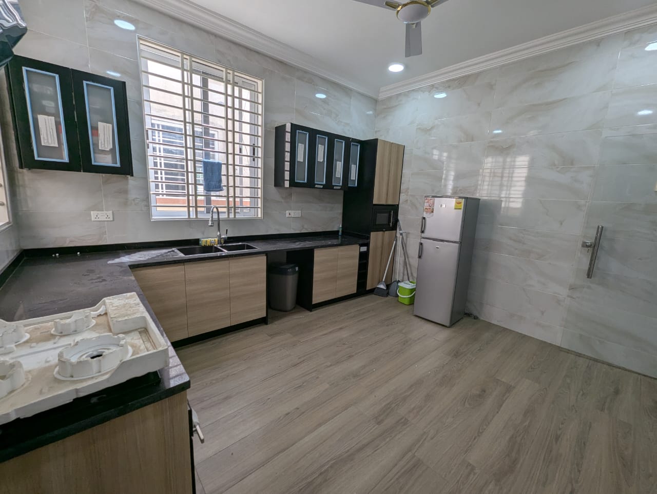 Two (2) Bedroom Semi-furnished House in a Gated Community For Rent at Achimota Mile 7