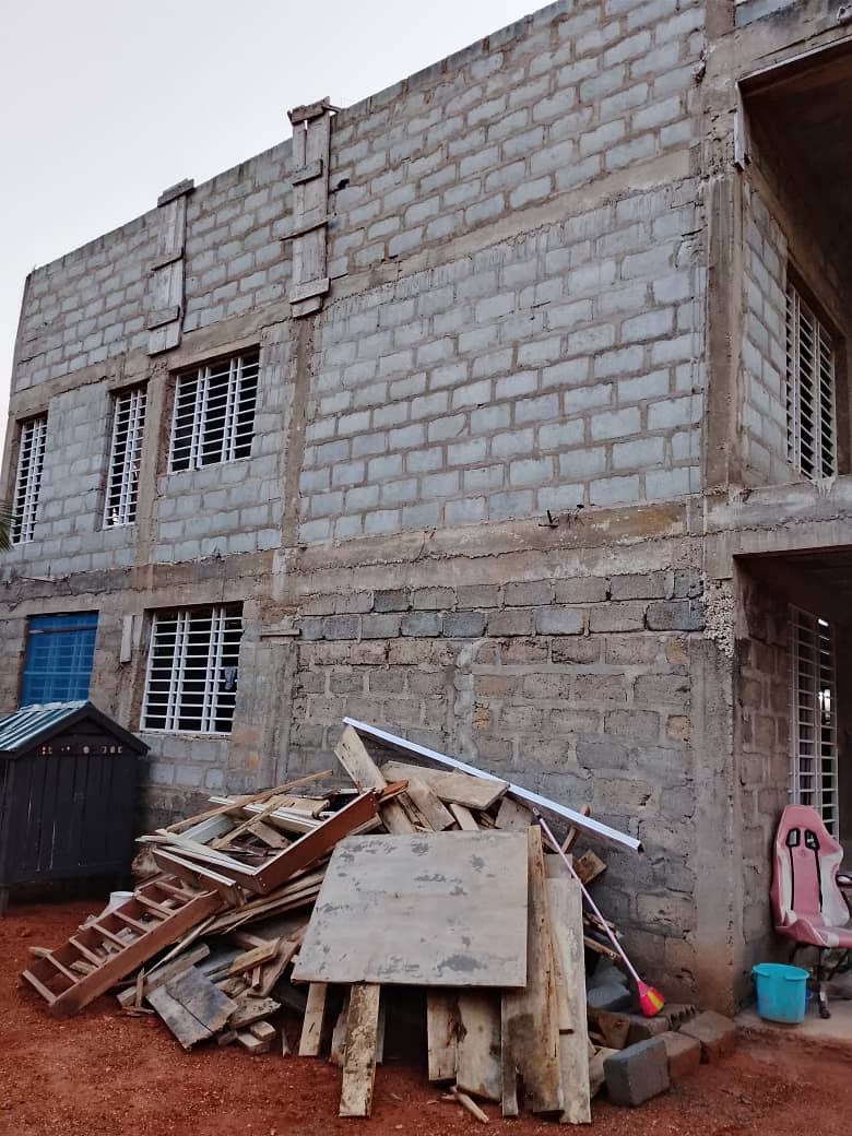 Uncompleted 4-Bedroom House For Sale at Abokobi
