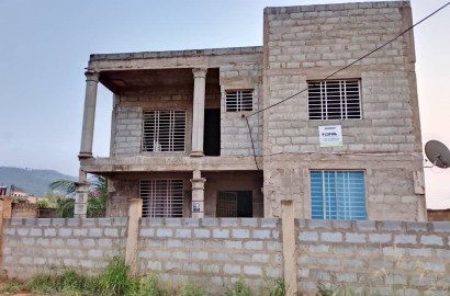 Uncompleted 4-Bedroom House For Sale at Abokobi