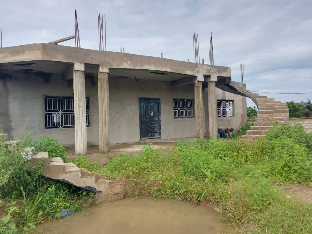 Uncompleted 7 Bedroom House for Sale At Kasoa, Millennium City