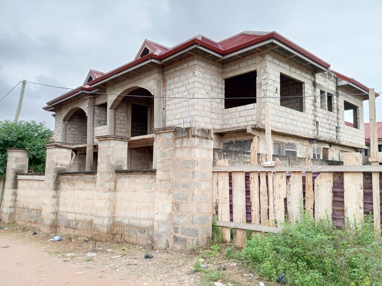 Uncompleted Apartment Complex For Sale at Agbogba