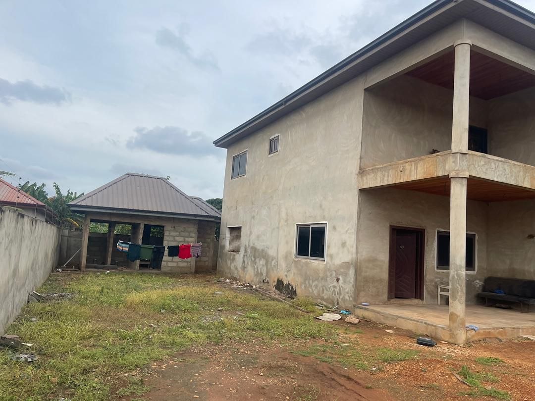 Uncompleted Five (5) Bedroom House with Boys Quarters For Sale at Haatso