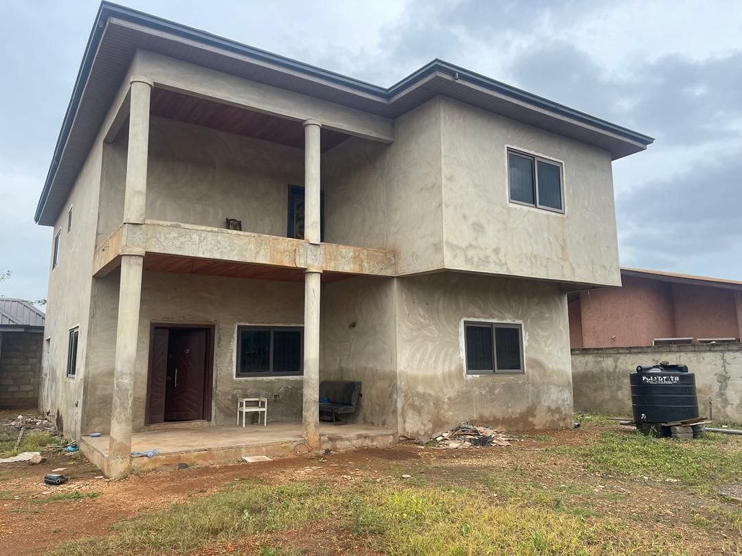 Uncompleted Five (5) Bedroom House with Boys Quarters For Sale at Haatso