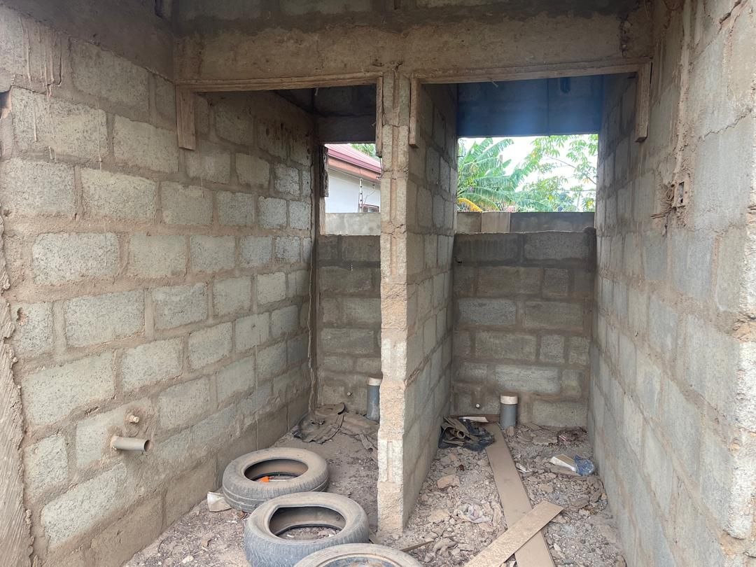 Uncompleted Five (5) Bedroom House with Boys Quarters For Sale at Haatso