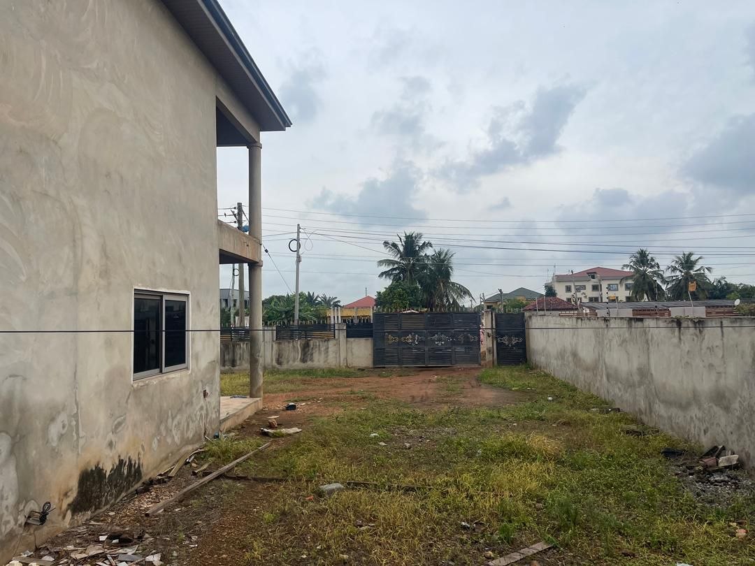 Uncompleted Five (5) Bedroom House with Boys Quarters For Sale at Haatso