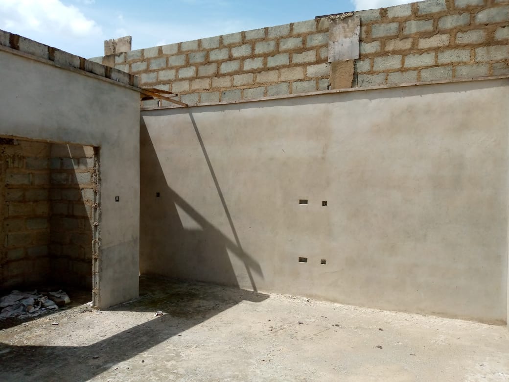 Uncompleted Four 4-Bedroom Semi-detached House for Sale at Ayi Mensah