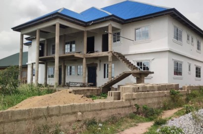 Uncompleted Nine 9-Bedroom House for Sale at Kasoa, Millennium City