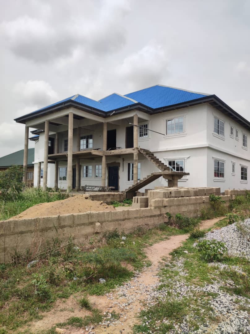 Uncompleted Nine 9-Bedroom House for Sale at Kasoa, Millennium City